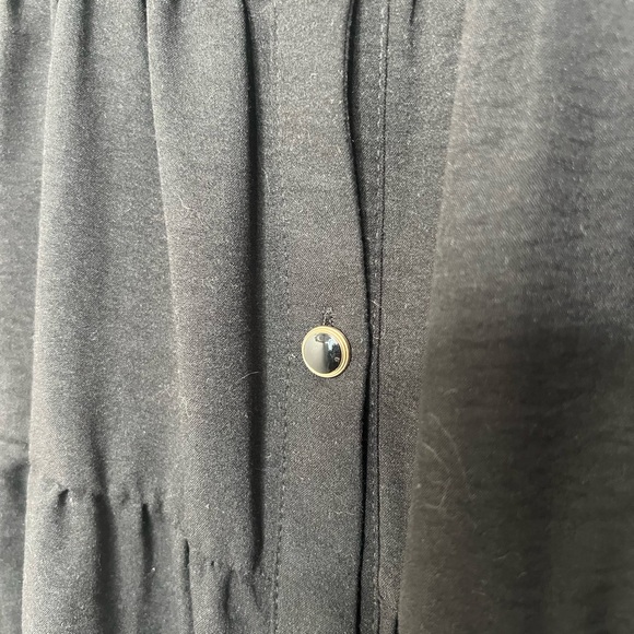 Zara Black Button-Down Flowy Dress - Picture 5 of 10